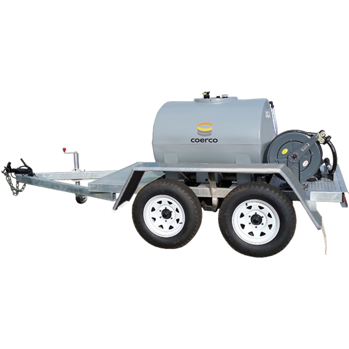 1000 Litre Tandem Water Trailer for hire at PSG Plant Hire