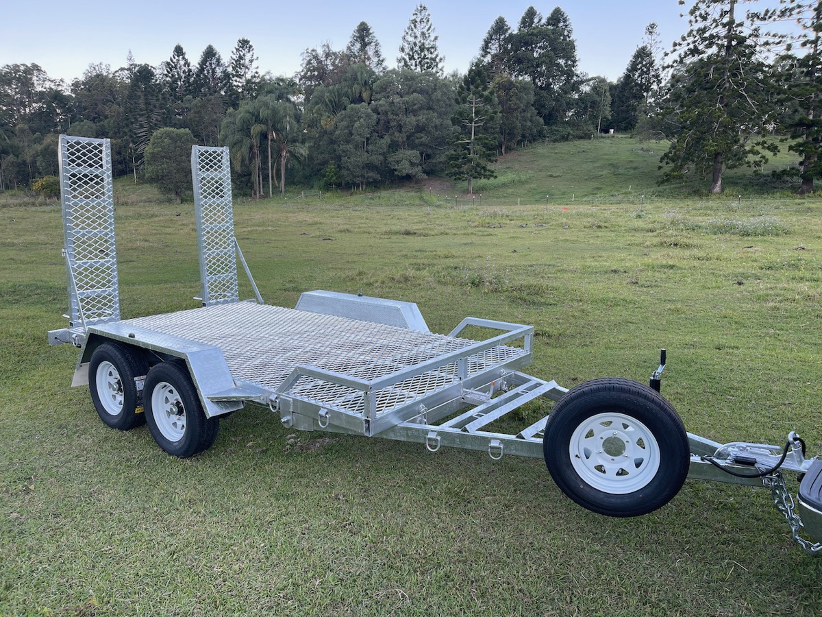 Plant Trailer to suit 1.7T Excavator for hire at PSG Plant Hire