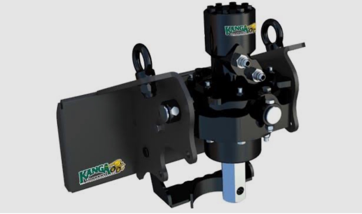 Auger drive and attachment for Kanga Dingo for hire at PSG Plant Hire