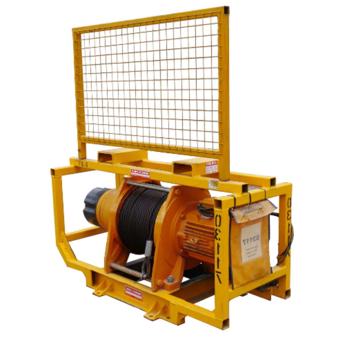 2 Ton Battery Winch for hire at PSG Plant Hire