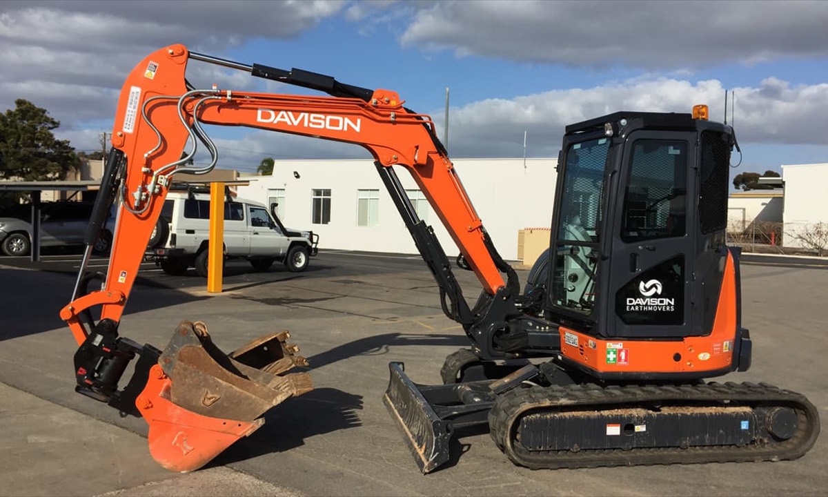 Hitachi ZX55U-5A 5.5T Excavator for hire at PSG Plant Hire