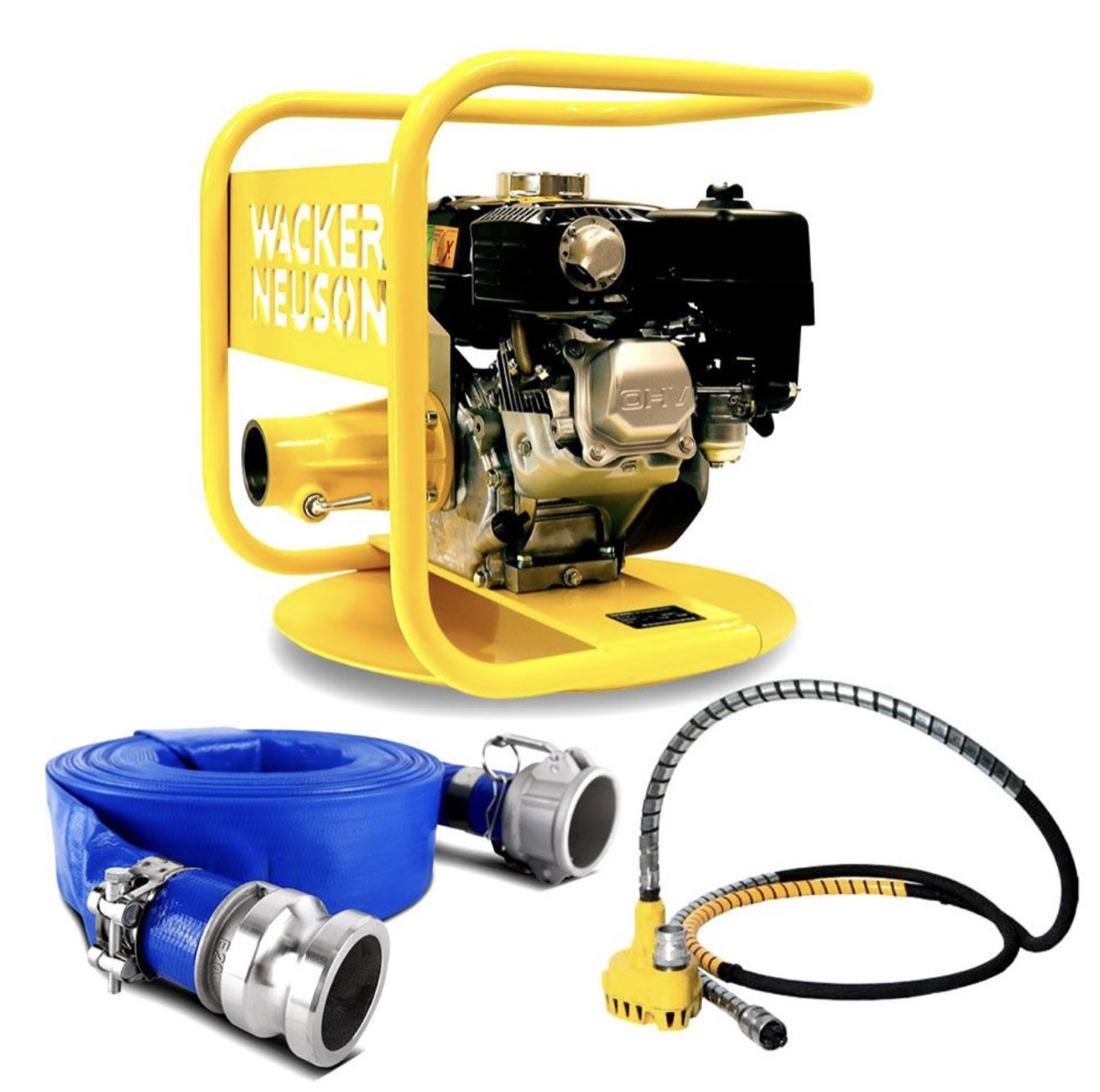 Wacker Neuson Drive Unit MIV FWP SP Petrol Flexible Trash Pump for hire at PSG Plant Hire