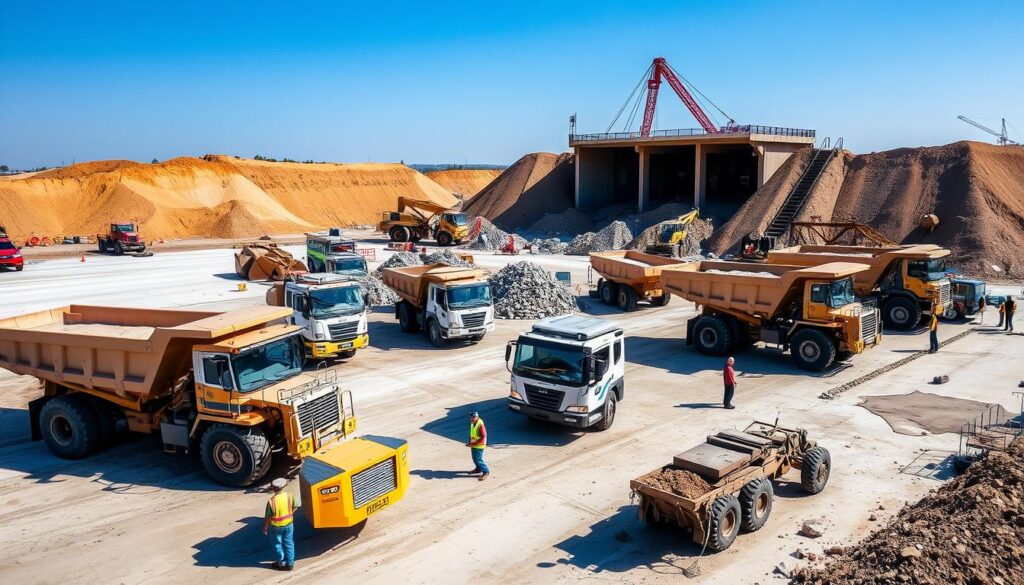 Efficient dump truck deployment