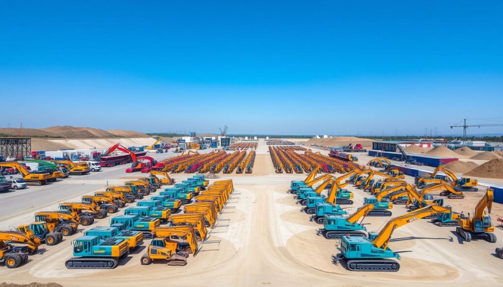 Excavator fleet
