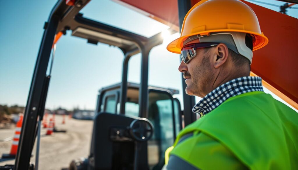 Excavator operator safety