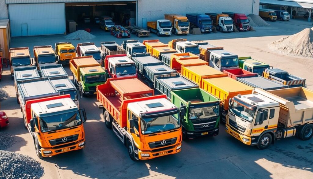 Tipper truck rental