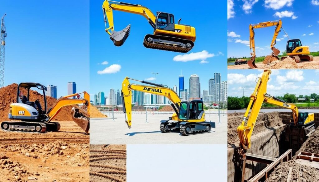 Types of excavators