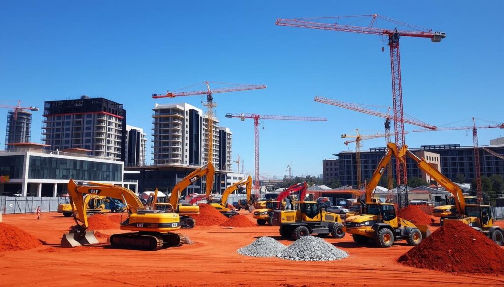 construction vehicles